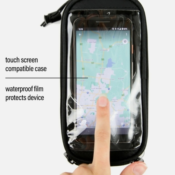Roswheel bike Frame mount Smart Phone Bag Touch Screen Window battery compartmnt - Picture 3 of 8